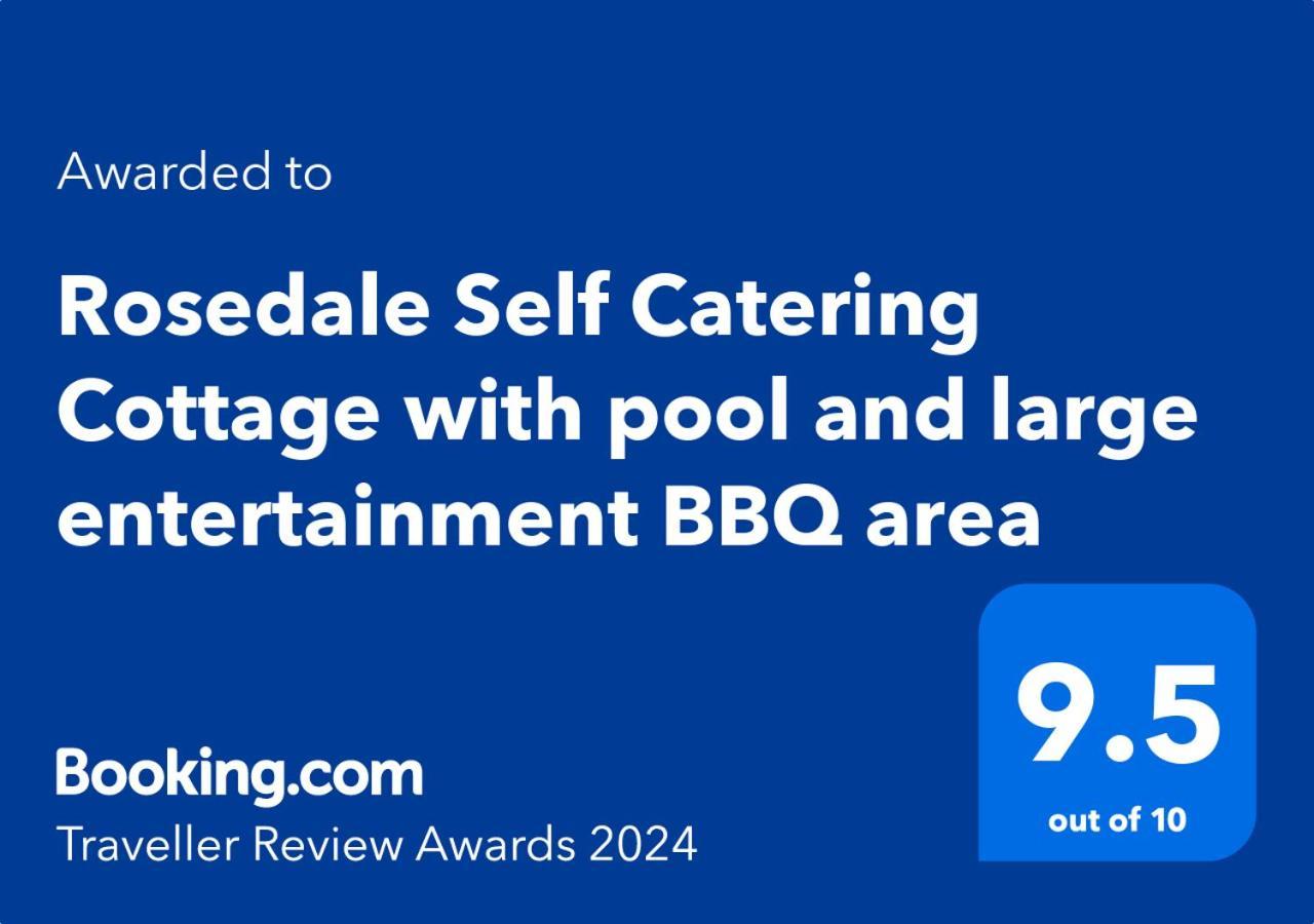 Rosedale Self Catering Cottage With Pool And Large Entertainment Bbq Area Henburg Park Exterior foto